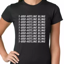 Bewild 1-800-HotlineBling Ladies T-shirt