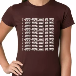 Bewild 1-800-HotlineBling Ladies T-shirt