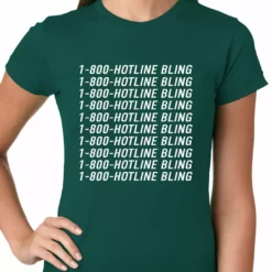 Bewild 1-800-HotlineBling Ladies T-shirt