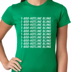 Bewild 1-800-HotlineBling Ladies T-shirt