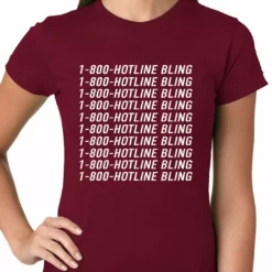 Bewild 1-800-HotlineBling Ladies T-shirt