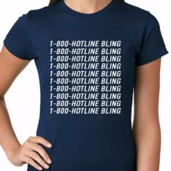 Bewild 1-800-HotlineBling Ladies T-shirt