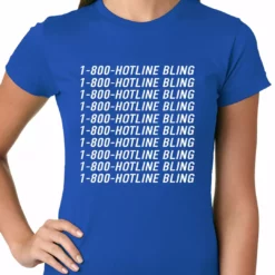 Bewild 1-800-HotlineBling Ladies T-shirt