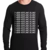 Bewild Hip-Hop Inspired Clothing 1-800-HotlineBling Thermal Shirt