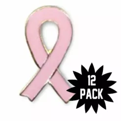 Bewild Lapel Pins 12-Pack Breast Cancer Lapel Pin
