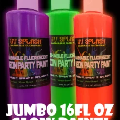 Bewild 16 FL. OZ Neon Glowing Party Paint Glow & Black Light Paint