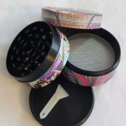 Bewild Herb Grinders - Rick & Morty Sublimated Aluminum 3 Chamber Grinder