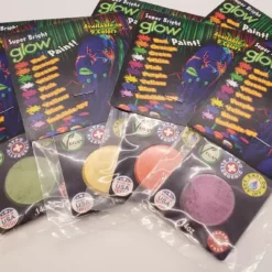 Bewild Black Light Reactive Neon Makeup Discs - .14oz
