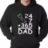 Bewild 24+7+365 = Dad Father's Day Adult Hoodie Positive Reinforcement 2 Bewild 24+7+365 = Dad Father's Day Adult Hoodie Positive Reinforcement