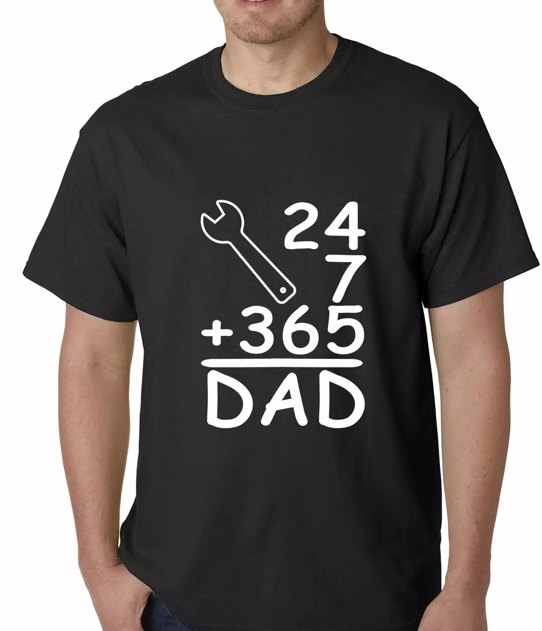Bewild 24+7+365 = Dad Father's Day Mens T-shirt Positive Reinforcement 3 Bewild 24+7+365 = Dad Father's Day Mens T-shirt Positive Reinforcement