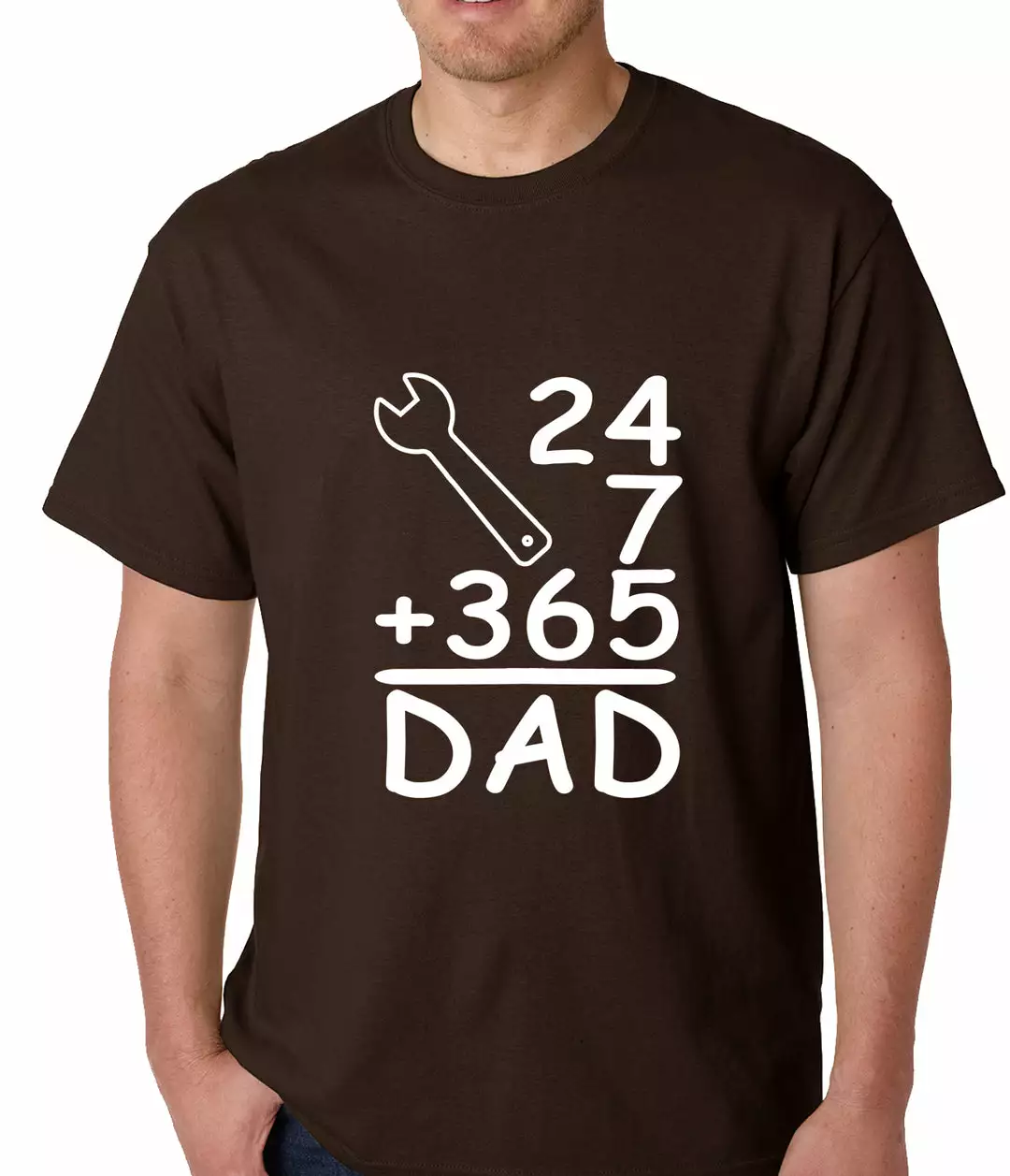 Bewild 24+7+365 = Dad Father's Day Mens T-shirt Positive Reinforcement 4 Bewild 24+7+365 = Dad Father's Day Mens T-shirt Positive Reinforcement