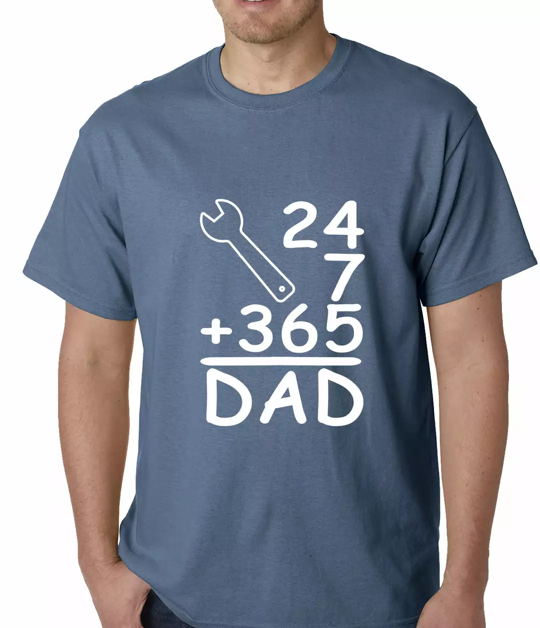 Bewild 24+7+365 = Dad Father's Day Mens T-shirt Positive Reinforcement 12 Bewild 24+7+365 = Dad Father's Day Mens T-shirt Positive Reinforcement