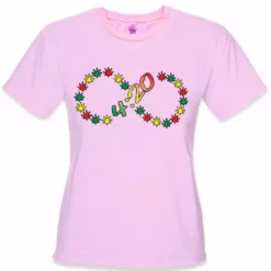 Bewild Cool Funny & Offensive 420 Infinity Girl's T-Shirt