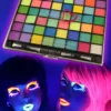 Bewild 48 Colors Of Neon Blacklight Reactive Eye Shadow