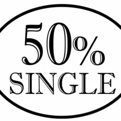 Bewild 50% Single T-Shirt Cool Funny & Offensive