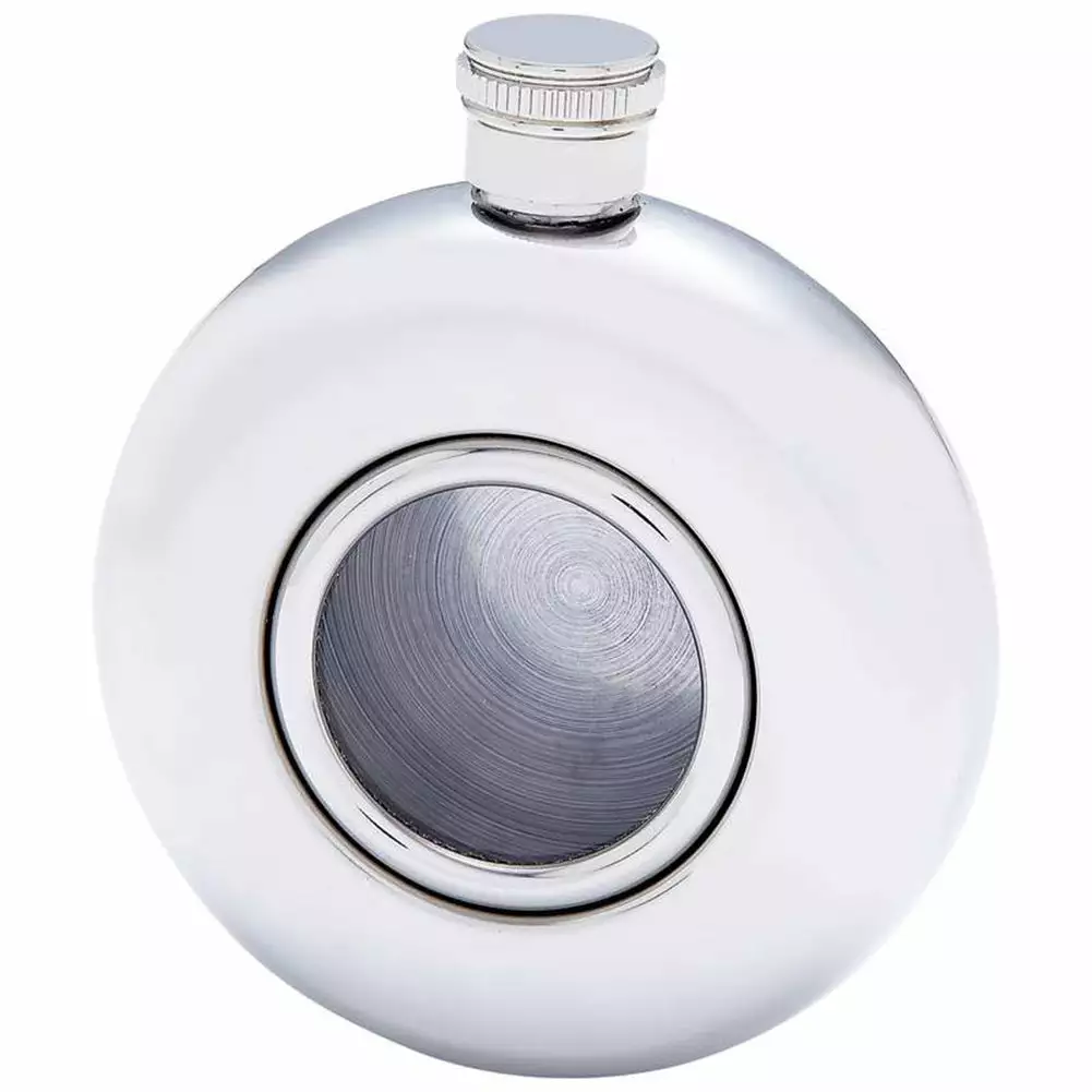 Bewild Flasks 5oz Round Stainless Steel Flask 4 Bewild Flasks 5oz Round Stainless Steel Flask
