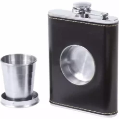 Bewild 6.8oz Stainless Steel Flask With Built-In Cup Flasks 7 Bewild 6.8oz Stainless Steel Flask With Built-In Cup Flasks