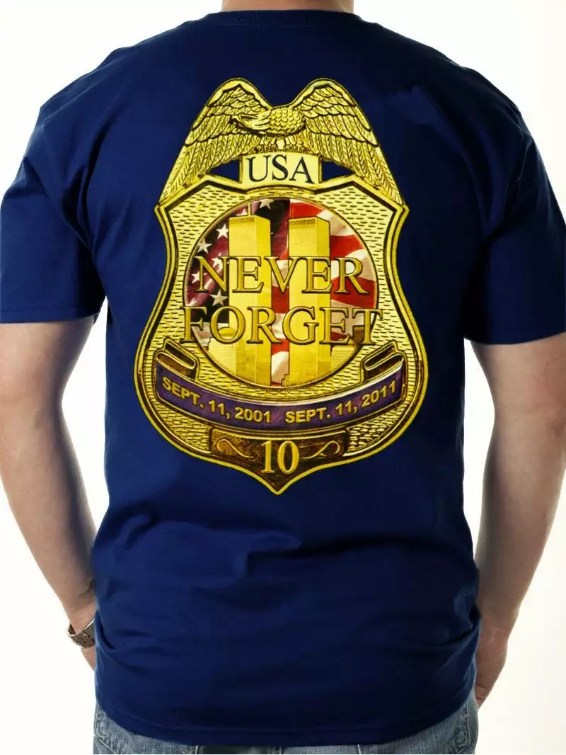 Bewild 9/11 10th Anniversary NYPD Memorial T-Shirt Positive Reinforcement 7 Bewild 9/11 10th Anniversary NYPD Memorial T-Shirt Positive Reinforcement