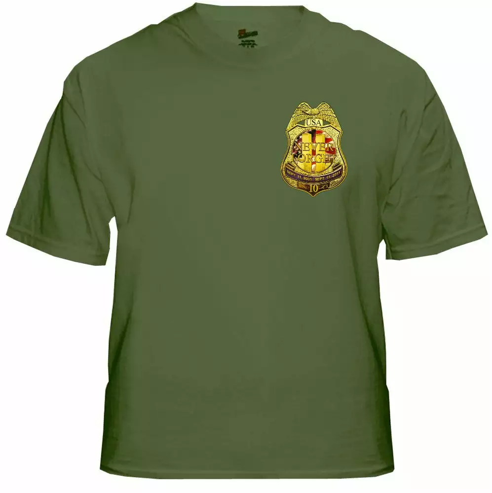 Bewild 9/11 10th Anniversary NYPD Memorial T-Shirt Positive Reinforcement 11 Bewild 9/11 10th Anniversary NYPD Memorial T-Shirt Positive Reinforcement