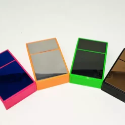 Bewild Flip Top Mirrored Neon Cigarette Case (For Regular Size Only)