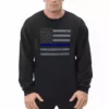 Bewild Say It Loud Police Thin Blue Line American Flag - Support Police Department Horizontal Crewneck Sweatshirt 2 Bewild Say It Loud Police Thin Blue Line American Flag - Support Police Department Horizontal Crewneck Sweatshirt