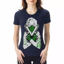 Bewild Marijuana Monroe "Gangster" Girl's T-Shirt Cool Funny & Offensive 17 Bewild Marijuana Monroe