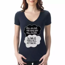 Bewild Famous Quotes And Sayings "I Fell In Love" John Green Quote From The Fault In Our Stars Girl's T-Shirt 18 Bewild Famous Quotes And Sayings