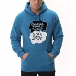 Bewild "I Fell In Love" John Green Quote From The Fault In Our Stars Adult Hoodie