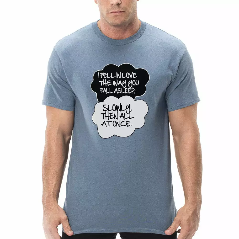 Bewild "I Fell In Love" John Green Quote From The Fault In Our Stars Men's T-Shirt 10 Bewild "I Fell In Love" John Green Quote From The Fault In Our Stars Men's T-Shirt