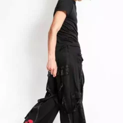 Tripp Darkstreet NYC - Back Up Skull Pants (Black/Red)
