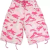 Bewild Unisex Basic UFO Shorts (Pink Camo) Basic Unisex UFO Shorts