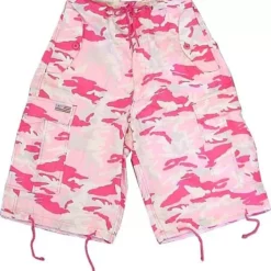 Bewild Unisex Basic UFO Shorts (Pink Camo) Basic Unisex UFO Shorts