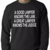 Bewild A Good Lawyer Adult Crewneck 2 Bewild A Good Lawyer Adult Crewneck