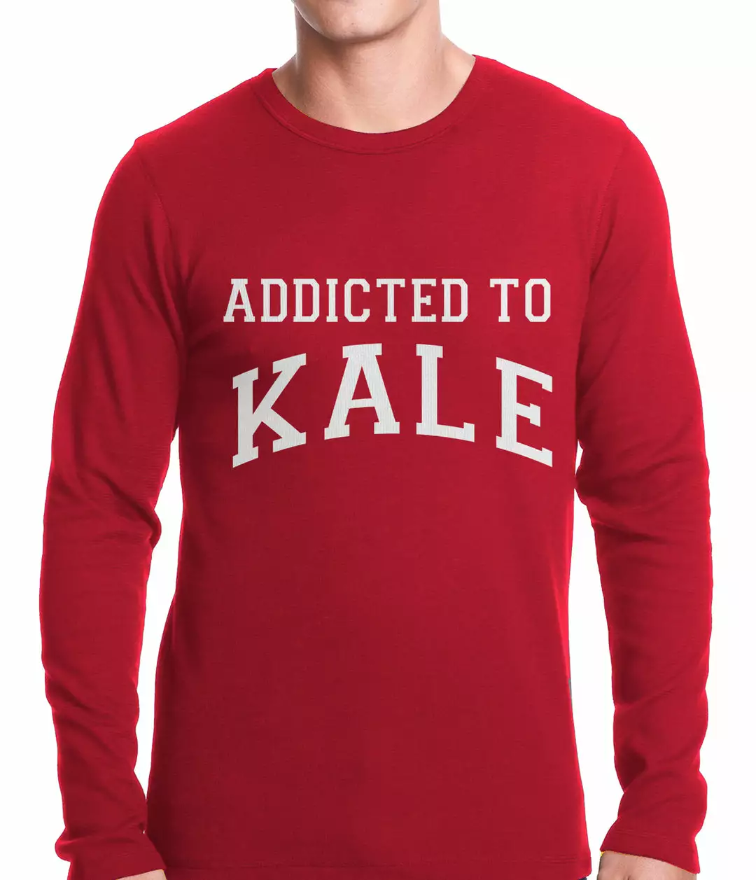 Bewild Addicted To Kale Thermal Shirt Cool Funny & Offensive 4 Bewild Addicted To Kale Thermal Shirt Cool Funny & Offensive