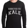 Bewild Addicted To Kale Thermal Shirt Cool Funny & Offensive 2 Bewild Addicted To Kale Thermal Shirt Cool Funny & Offensive
