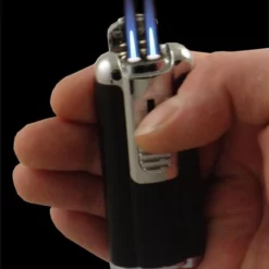 Bewild Lighters Aficionado Cigar Lighter With Retractable Hole Punch