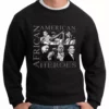 Bewild African American Hero Icons Crewneck Nationality & Ethnic
