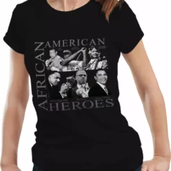 Bewild African American Hero Icons Girls T-shirt Positive Reinforcement