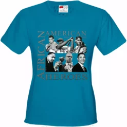 Bewild African American Hero Icons Girls T-shirt Positive Reinforcement