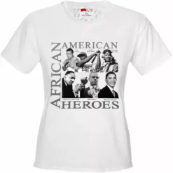 Bewild African American Hero Icons Girls T-shirt Positive Reinforcement