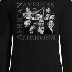 Bewild Nationality & Ethnic African American Hero Icons Thermal Long Sleeve Shirt