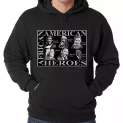 Bewild Nationality & Ethnic African American Heroes Adult Hoodie