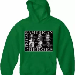 Bewild Nationality & Ethnic African American Heroes Adult Hoodie