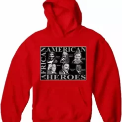 Bewild Nationality & Ethnic African American Heroes Adult Hoodie