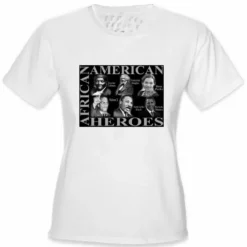 Bewild African American Heroes Girl's T-Shirt
