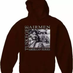 Bewild African American Heroes - Tuskegee Airmen Adult Hoodie Nationality & Ethnic