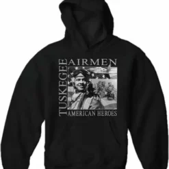Bewild African American Heroes - Tuskegee Airmen Adult Hoodie Nationality & Ethnic