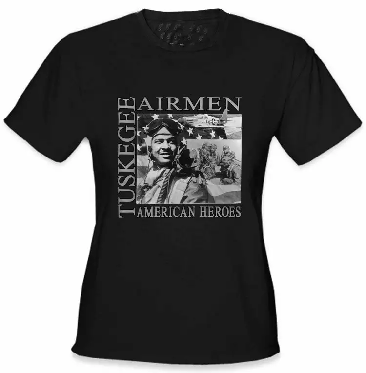 Bewild African American Heroes - Tuskegee Airmen Girl's T-Shirt 4 Bewild African American Heroes - Tuskegee Airmen Girl's T-Shirt