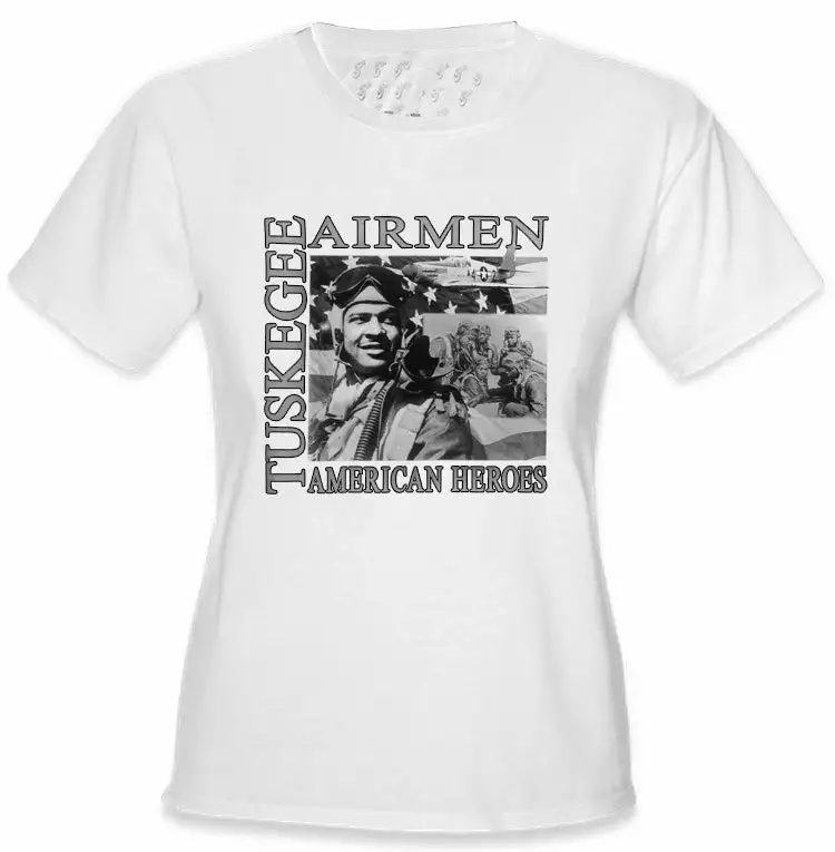 Bewild African American Heroes - Tuskegee Airmen Girl's T-Shirt 11 Bewild African American Heroes - Tuskegee Airmen Girl's T-Shirt