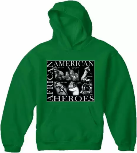 Bewild African American Sports Heroes Adult Hoodie Nationality & Ethnic 9 Bewild African American Sports Heroes Adult Hoodie Nationality & Ethnic